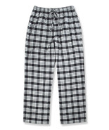 Brooks Brothers Mens Black Plaid Flannel Cotton Pajama Pants, Large L BB... - $94.11 CAD