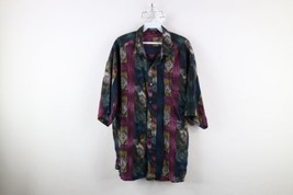 Vintage 90s Streetwear Mens XL Silk Fiesta Southwestern Baggy Fit Button... - $59.35