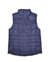 LL Bean Vest Womens XS Goose Down Puffer Jacket Blue Quilted Zip Downtek... - £23.91 GBP