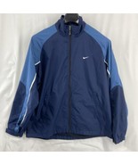 Vintage NIKE Blue Mens Jacket M RN# 56323 CA# 05553 Windbreaker Full Zip - $45.26 CAD