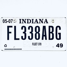 2007 United States Indiana Marion County Fleet License Plate FL338ABG - $225.96 MXN
