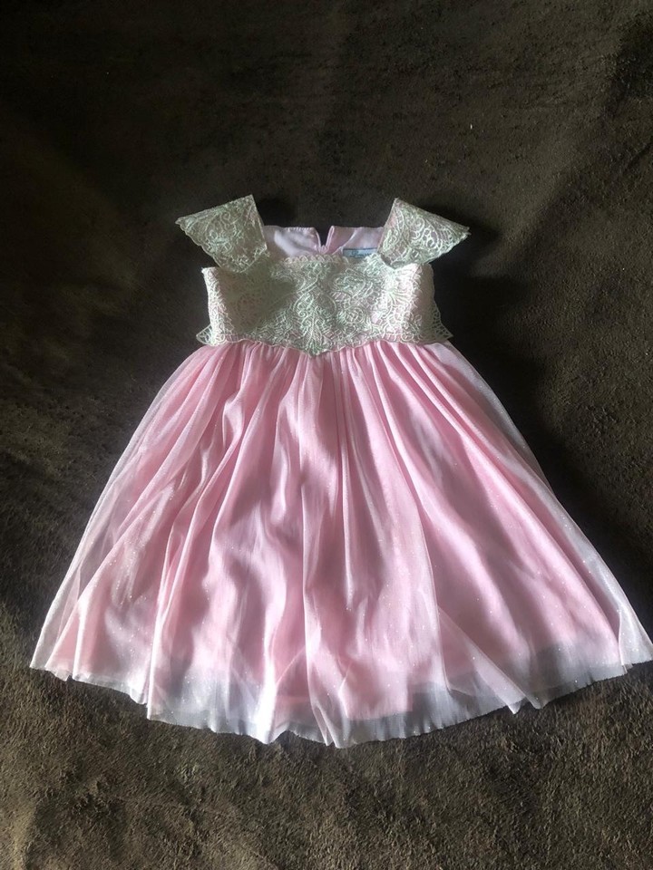 DORISSA  Pink Party Dress Size 3T Girl with Belt - $44.54