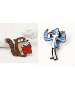 Regular Show Pin Set Mordecai And Rigby, 2 Enamel Pins, New & Sealed
