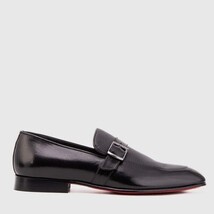 The Marquez Black Baby Buffalo & Deer Leather Loafer Men Shoe image 11