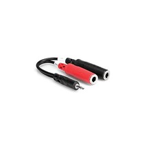 HosaTech YMP-137 3.5mm TRS to Dual 1/4 inch TSF Stereo Breakout Cable  - $33.00