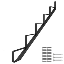 Steel Stair Riser 5 Step Stair Stringer for Deck Height 43In,Powder Coate - €69,69 EUR