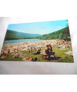 Vtg Postcard unposted Cowens Gap State Park Fulton Co PA 1960s beach swi... - $5.20