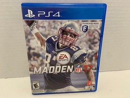 PS4 Video Game Madden NFL 17 Sony PlayStation 4 2016 Case - £2.77 GBP