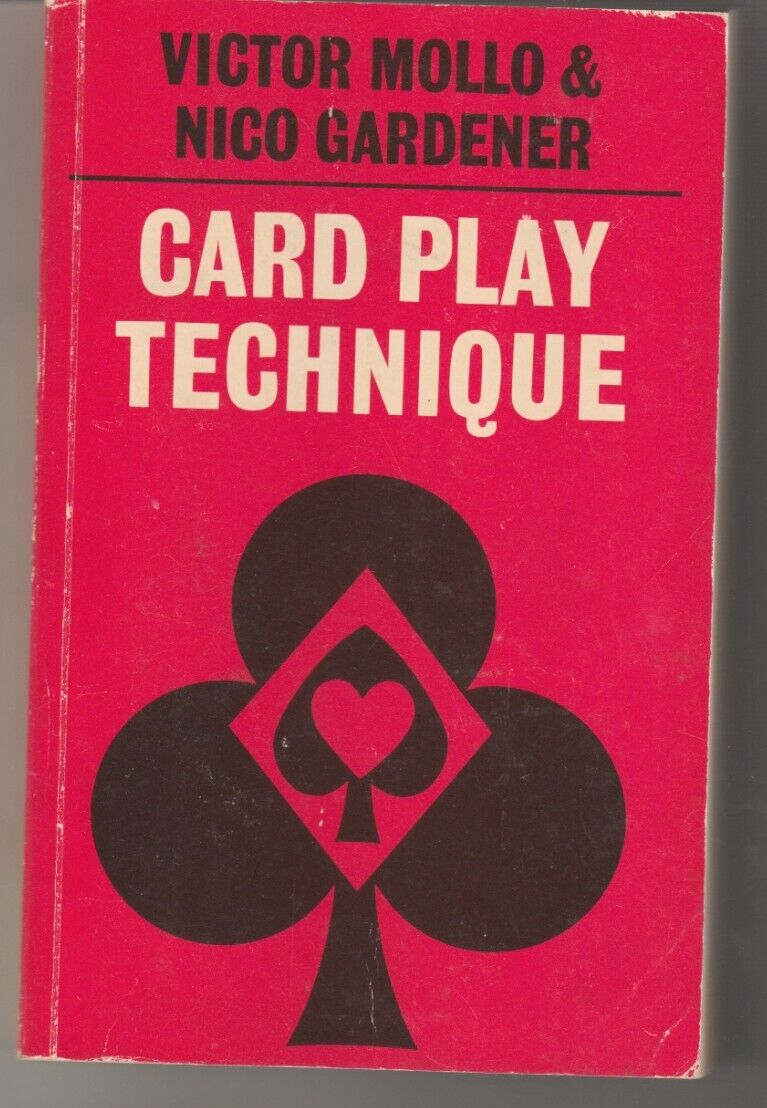 Card Play Technique Mollo &amp; Gardener USED Paperback Book - $0.99