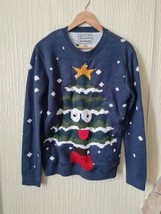 RED HERRING MENS REINDEER  SIZE M 40&quot; JUMPER CHRISTMAS - £13.45 GBP