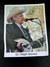Dr Ralph Stanley Foto Press Tradizionale Di Musica Bluegrass Autografo F... - €35,50 EUR
