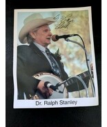 Dr Ralph Stanley Foto Press Tradizionale Di Musica Bluegrass Autografo F... - $58.19 CAD