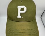 Portland Gear Mens Green Oregon P Logo Adjustable Strapback Hat Baseball... - £10.85 GBP