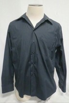 Kenneth Cole Men&#39;s Black Button-up Long Sleeve Collared 32/33 - $12.82