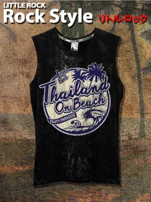 Rock Your Style with Little Rock Rock Sleeveless Tees, Thailand on the B... - $27.50