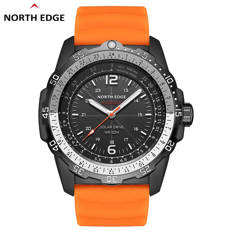 Watch For Men Outdoor Sports Solar Watch Tachometer Chronograph Rotatabl... - £58.63 GBP
