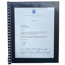 Bill Clinton &amp; Al Gore Era - Signed White House Note W Tipper Gore Signature - $99.00