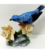 Eastern Bluebird Russ Statue Figurine Vintage Ceramic Nature&#39;s Song 4.5&quot;... - €25,85 EUR