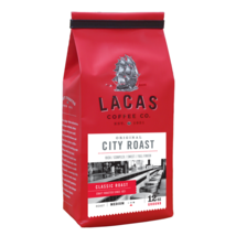 Lacas Coffee Original City Roast Medium Roast Fine Grind 12 oz. - £13.02 GBP