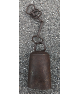 Antique Hand Wrought Riveted Tin Cow Bell - £28.83 GBP