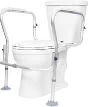 Vive Toilet Safety Rail Frame - Grab Bars for Bathroom - Fall Prevention - - £70.33 GBP