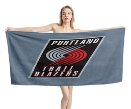 Portland Trail Blazers NBA Beach Towel Swimming Pool Holiday Vacation Gift - £18.07 GBP+