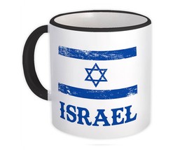 Israel : Gift Mug Distressed Flag Patriotic Israeli Expat Country - £12.56 GBP