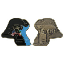 ALI AL SALEM TRANSIT AIR FORCE BASE THE ROCK KUWAIT 2.5&quot; 3D CHALLENGE COIN - $39.99