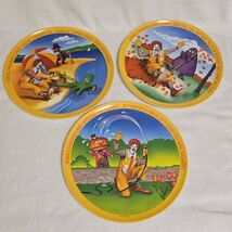 Vintage 1977 Ronald McDonald&#39;s Set Of 3 Plastic Collectors Plates Melamine - $40.32 CAD