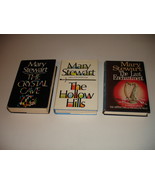 Mary Stewart: Crystal Cave + Hollow Hills + Last Enchantment -Hardcovers... - $205.57 CAD