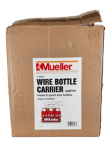 Mueller 6 Bottle Wire Bottle Carrier Brand NEW OPEN BOX - £15.75 GBP