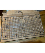 Stainless Steel 29.5” x 16.5” Bottom Grid. Brand New /. 5” Drain Opening - £16.14 GBP