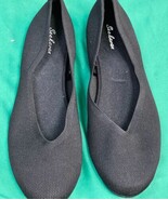 Seekavan Ballet Black Knit Flats Pointed Toe Dress Shoes Women&#39;s Size 10 - €15,98 EUR