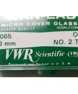 Micro Cover Glasses - VWR Scientific - #48395-065 - No. 2 thicknes - 24 ... - $145.53 MXN