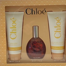 Chloe by Chloe 3pcs Women set, 1.7 oz + 3.3 Body Lotion + Shower Gel - £148.45 GBP