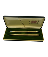Vintage Cross Ballpoint Pen And Mechanical Pencil Set 10K Gold Filled - £37.31 GBP
