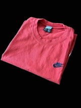 Vintage Y2K Nike Sleeveless Jersey Center Swoosh Tank Top T-Shirt Medium Red - £11.06 GBP