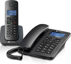 Motorola Voice C42 Corded Phone System + 1 Digital Cordless Handset, C4201 - £70.16 GBP