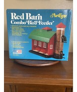 Red Barn Bird, Finch, Robin SEED FEEDER Cherry Valley Finch Thistle Comb... - $622.68 MXN