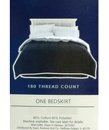 COLORMATE  BLACK  TWIN  SIZE  TAILORED BED SKIRT BEDDING NEW - €16,39 EUR