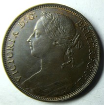 Great Britain 1887  VICTORIA  PENNY coin Mint Lustred Brilliant Uncircul... - $375.00