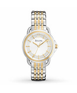 Bulova Women 98L165 Silver Dial Two-Tone Stainless Steel Quartz Watch, M... - $146.25