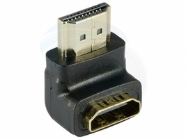 90 Degree HDMI Cable Female to A Male Gold Plated Down Angled Adapter - £6.62 GBP