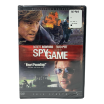 Spy Game DVD 2002 Full Frame Collector&#39;s Edition Brad Pitt Robert Redford NEW - £3.10 GBP