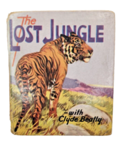 1936 The Lost Jungle with Clyde Beatty Vintage Hardcover Kids Book - £12.64 GBP