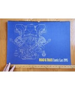 ROAD &amp; TRACK Calendar Vintage 1995 Large Format 22&quot; W x 15&quot; T Wire Bound... - $138.28 CAD