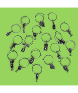 Silver Wine Themed Pendant Stemware Drink Charms Markers Set of 6 Assorted - $9.44 CAD