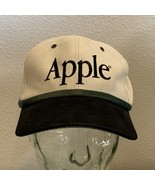APPLE Computers Spell Out Hat Macintosh VTG canvas swede bill - $1,418.21 MXN