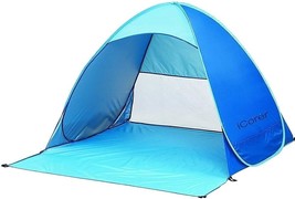 Automatic Pop-Up Instant Portable Outdoors Quick Cabana Beach Tent Sun S... - £37.51 GBP