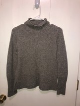 Madewell Inland Turtleneck Sweater in Coziest Yarn Gray SZ XS Wool Alpac... - £15.79 GBP